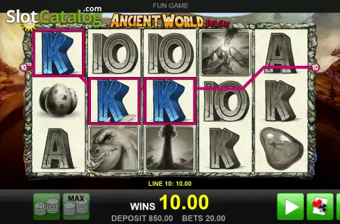 Скрин4. Ancient World Deluxe слот