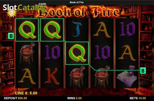 Скрин4. Book of Fire слот