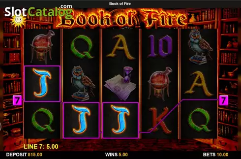 Скрин5. Book of Fire слот