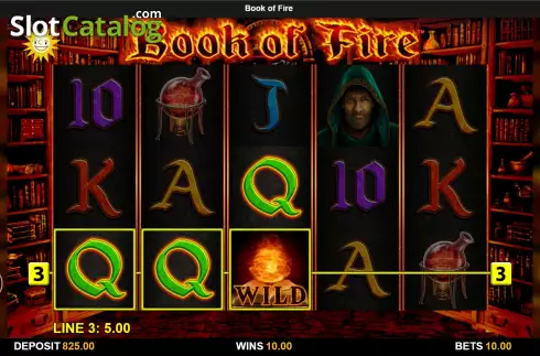 Скрин6. Book of Fire слот