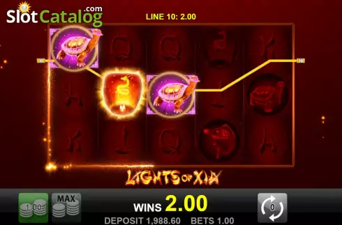 Скрин3. Lights of Xia слот