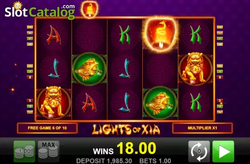 Скрин8. Lights of Xia слот