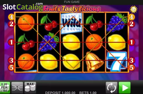 Скрин2. Fruits Tastylicious слот