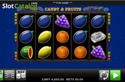 Скрин4. Candy and Fruits слот