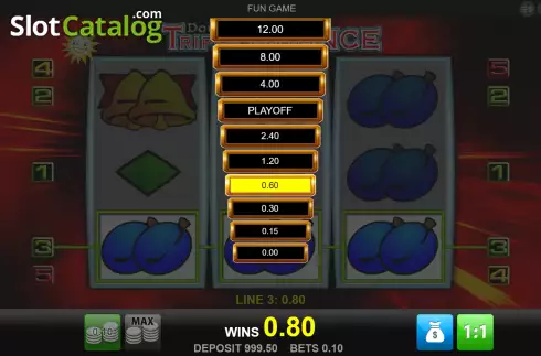 Скрин8. Double Triple Chance слот
