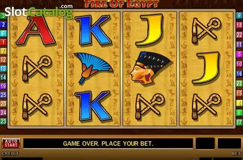 Скрин4. Fire of Egypt слот