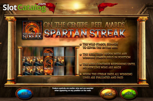 Скрин2. Fortunes of Sparta слот