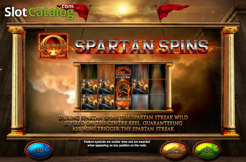 Скрин4. Fortunes of Sparta слот