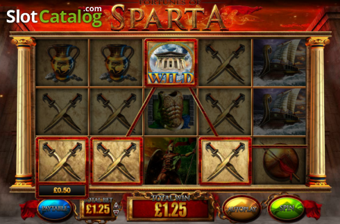 Скрин8. Fortunes of Sparta слот