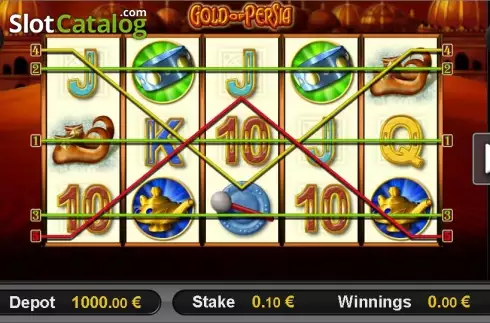 Скрин3. Gold of Persia слот