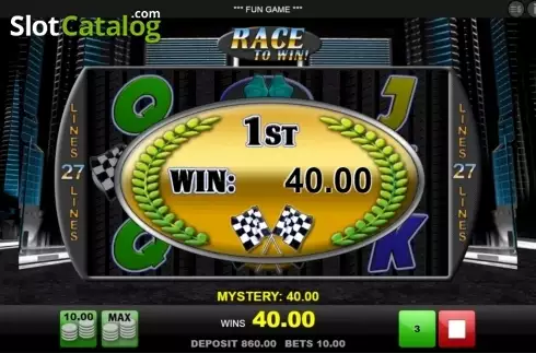 Скрин5. Race to Win слот