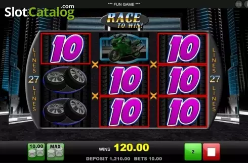 Скрин7. Race to Win слот