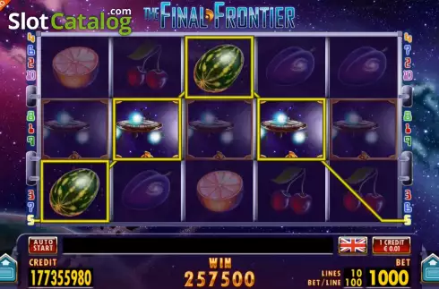 Скрин3. The Final Frontier слот