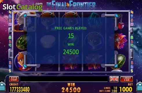 Скрин8. The Final Frontier слот