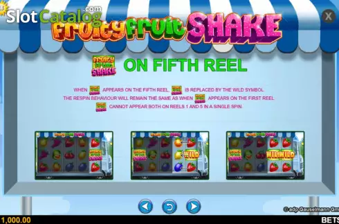 Скрин8. Fruity Fruit Shake слот