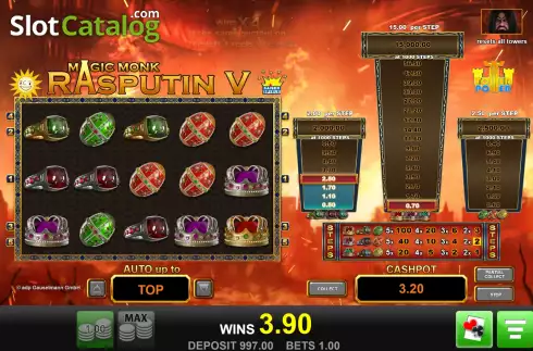 Скрин4. Magic Monk Rasputin V слот