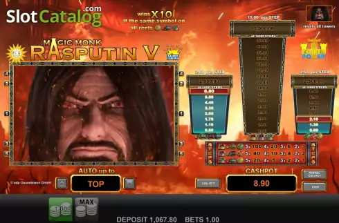 Скрин7. Magic Monk Rasputin V слот