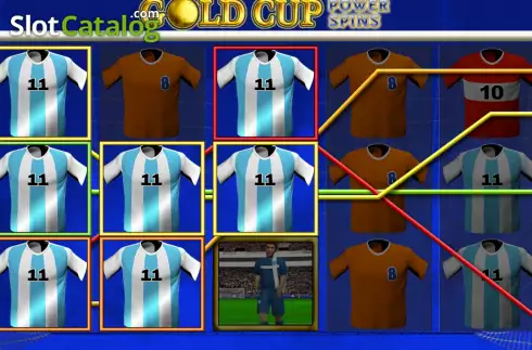 Скрин3. Gold Cup Power Spins слот