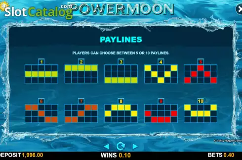 Скрин8. Powermoon слот