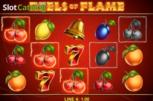 Скрин3. Reels of Flame слот