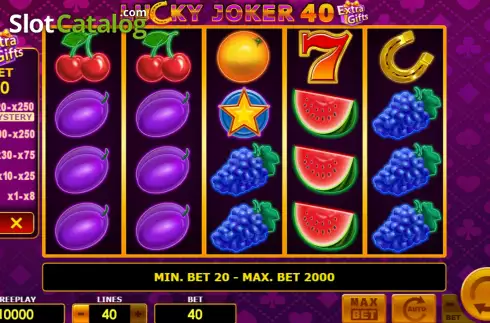 Скрин2. Lucky Joker 40 Extra Gifts слот