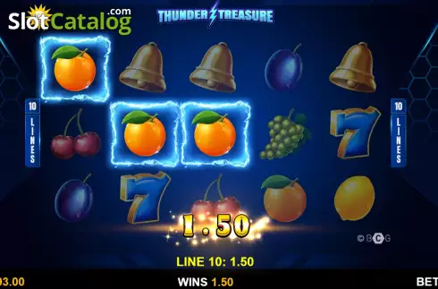 Скрин3. Thunder Treasure слот