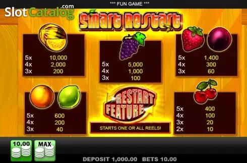 Скрин5. Smart Restart слот