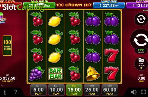 Скрин2. 100 Crown Hit слот