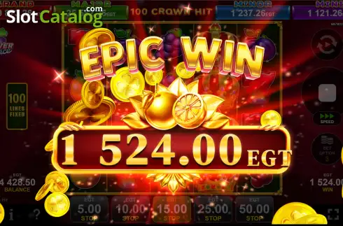 Скрин3. 100 Crown Hit слот
