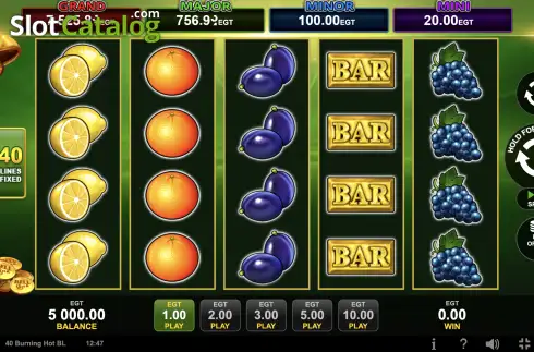 Скрин2. 40 Burning Hot Bell Link слот