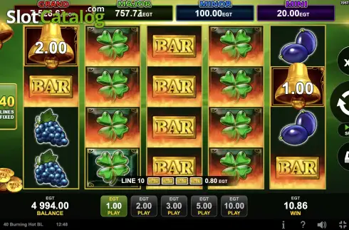 Скрин3. 40 Burning Hot Bell Link слот
