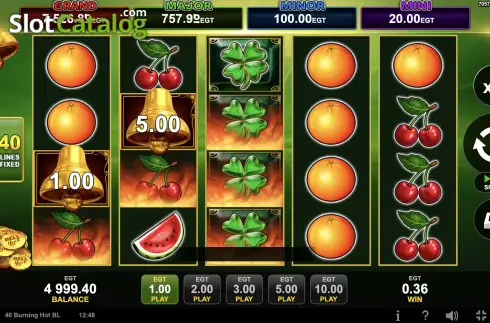 Скрин4. 40 Burning Hot Bell Link слот