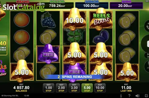 Скрин8. 40 Burning Hot Bell Link слот