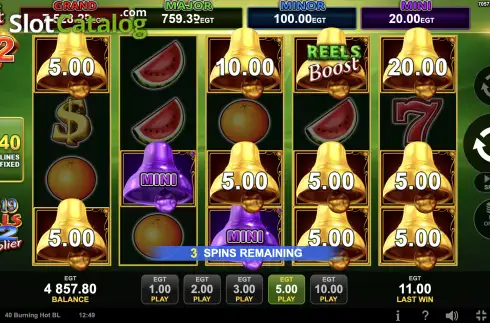 Скрин9. 40 Burning Hot Bell Link слот