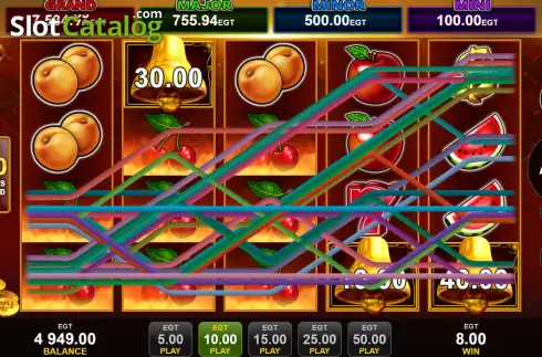 Скрин3. Flaming Hot Extreme Bell Link слот