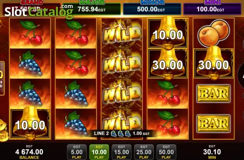 Скрин5. Flaming Hot Extreme Bell Link слот