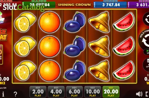 Скрин2. Shining Crown Cash Heat слот