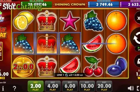 Скрин3. Shining Crown Cash Heat слот