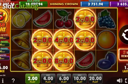 Скрин7. Shining Crown Cash Heat слот