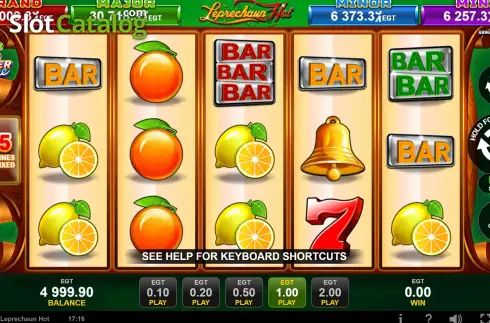 Скрин2. Leprechaun Hot (EGT Digital) слот