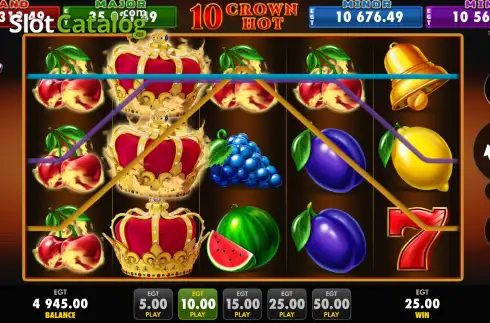Скрин4. 10 Crown Hot слот