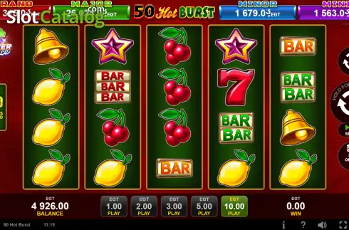 Скрин2. 50 Hot Burst слот