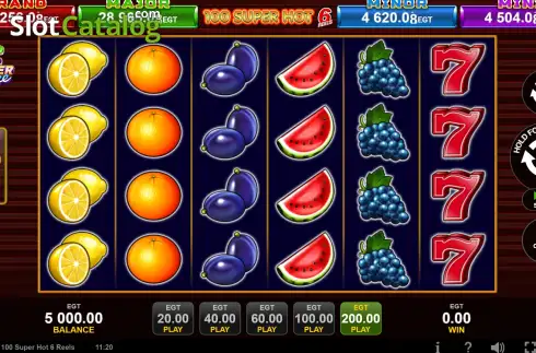 Скрин2. 100 Super Hot 6 Reels слот