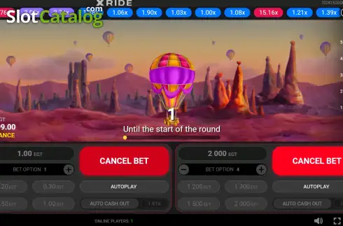Скрин2. Xride слот