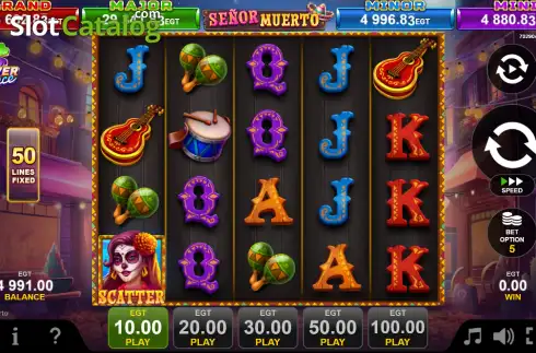 Скрин2. Senor Muerto слот