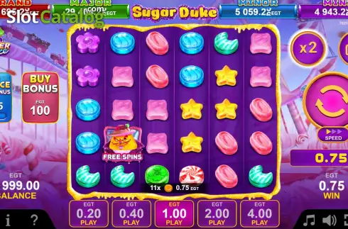 Скрин2. Sugar Duke слот