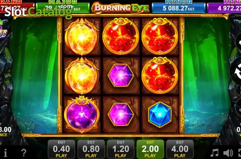 Скрин2. Burning Eye слот