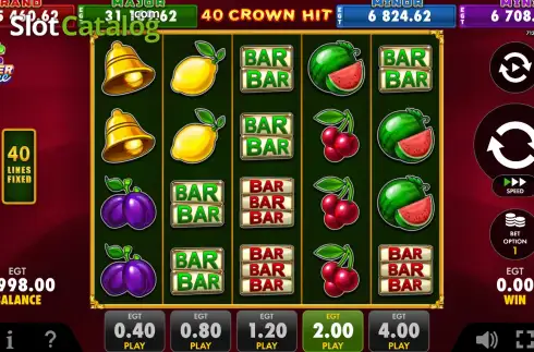 Скрин2. 40 Crown Hit слот