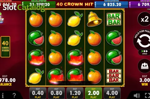 Скрин3. 40 Crown Hit слот