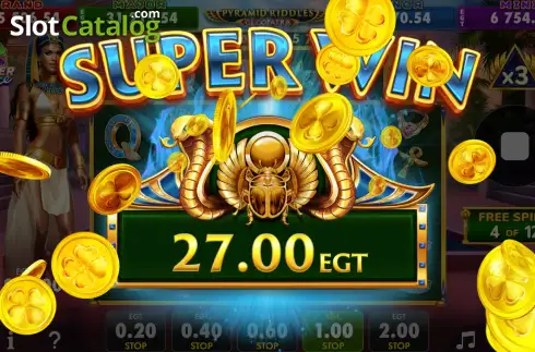 Скрин3. Pyramid Riddles Cleopatra JUMBOWAYS слот